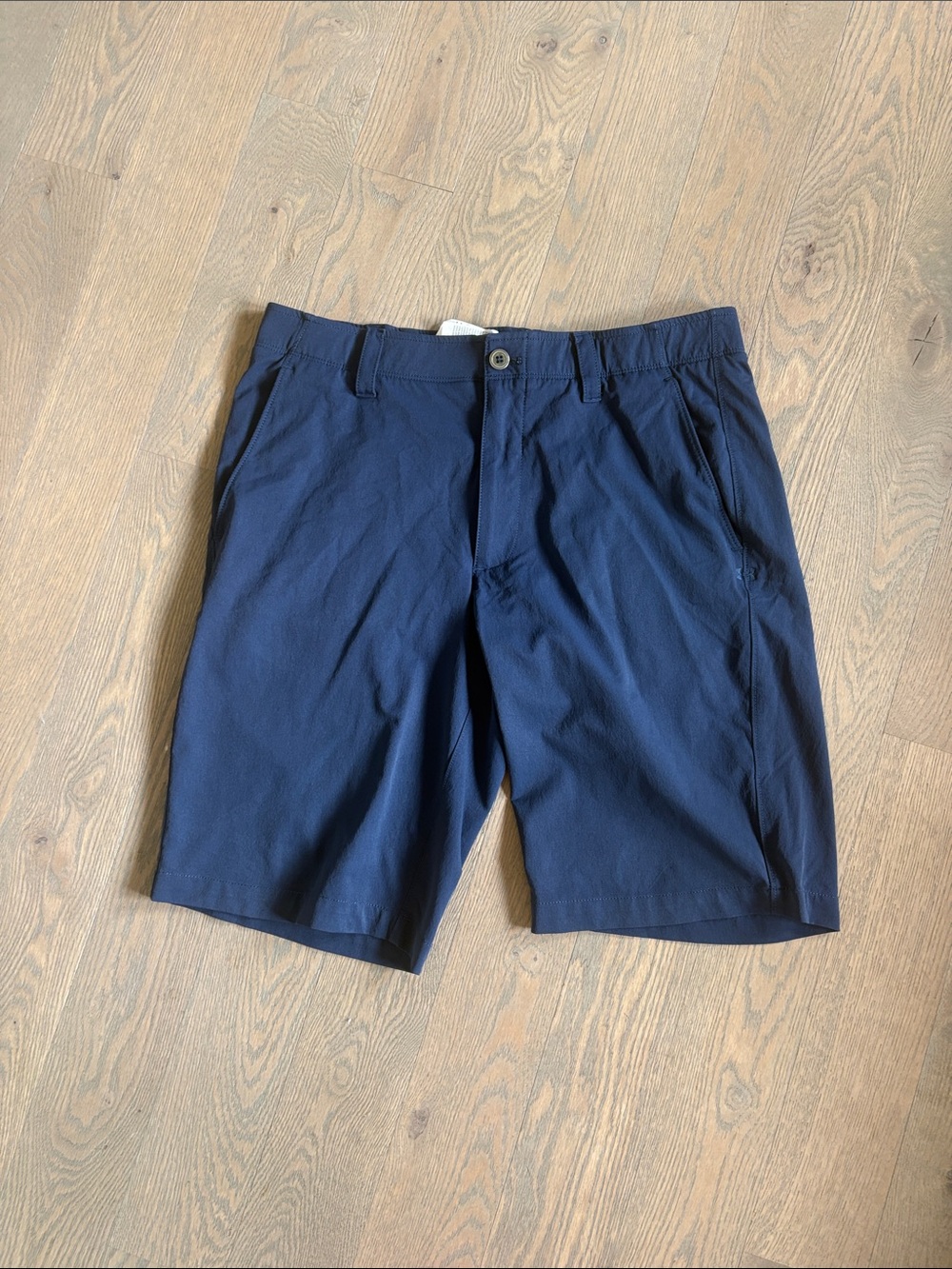 Under Armour Men's Flat Front Shorts Navy Blue
